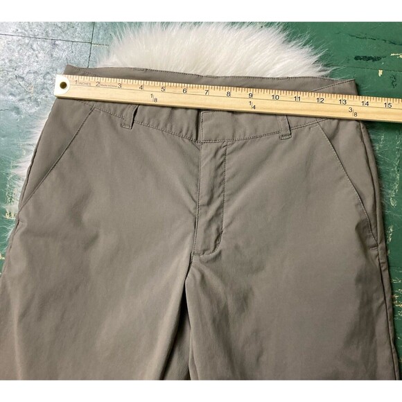 Royal Robbins Capri Pants Womens Sz 2 Olive Green Stretch Hiking Nylon Outdoors - Picture 11 of 13